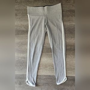 Victoria's Secret PINK Cotton Yoga Pants light gray size small